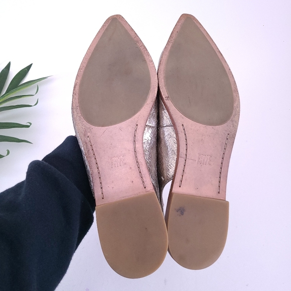 $198 Frye Kenzie Pointed Flat Slingback Sandals Shoes Size 8.5 - Picture 8 of 11